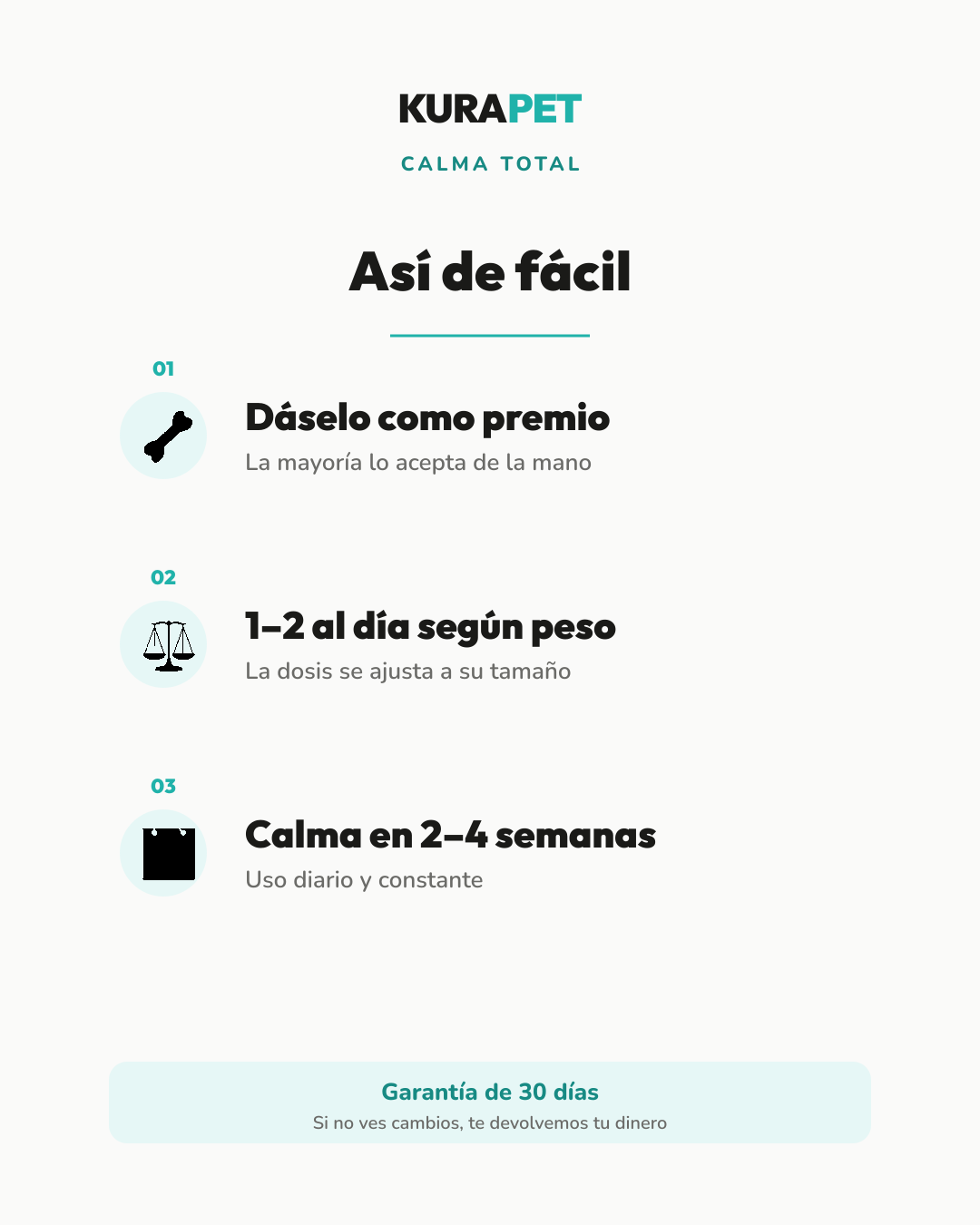 CALMA TOTAL — cómo se usa