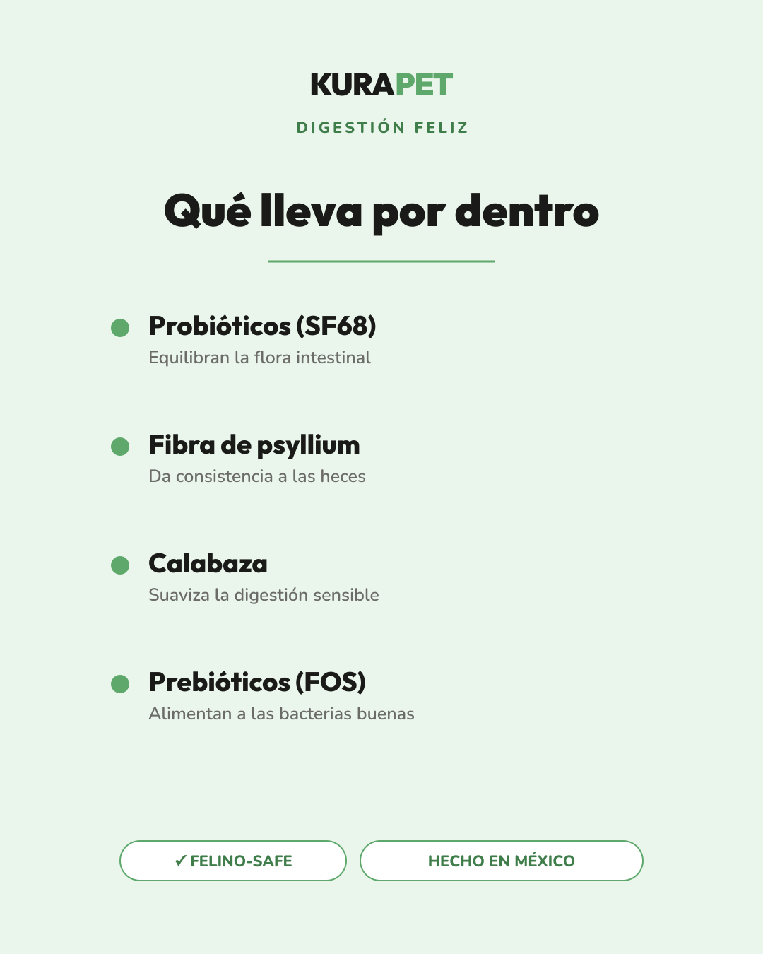 DIGESTIÓN FELIZ — ingredientes activos